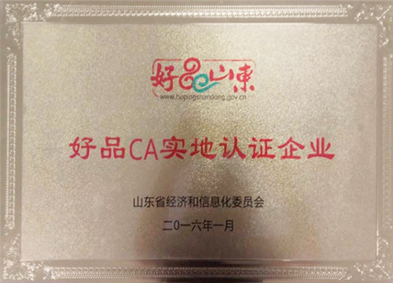 好品山东实地认证