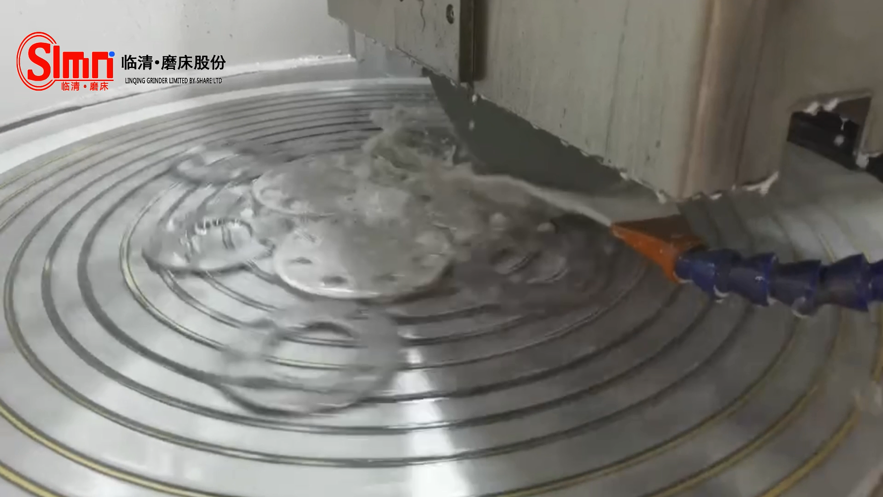 卧轴圆台磨床磨削机器人关节转盘